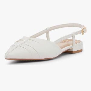 NIB! Vince Camuto Womens Agnes White, Bianco Flats